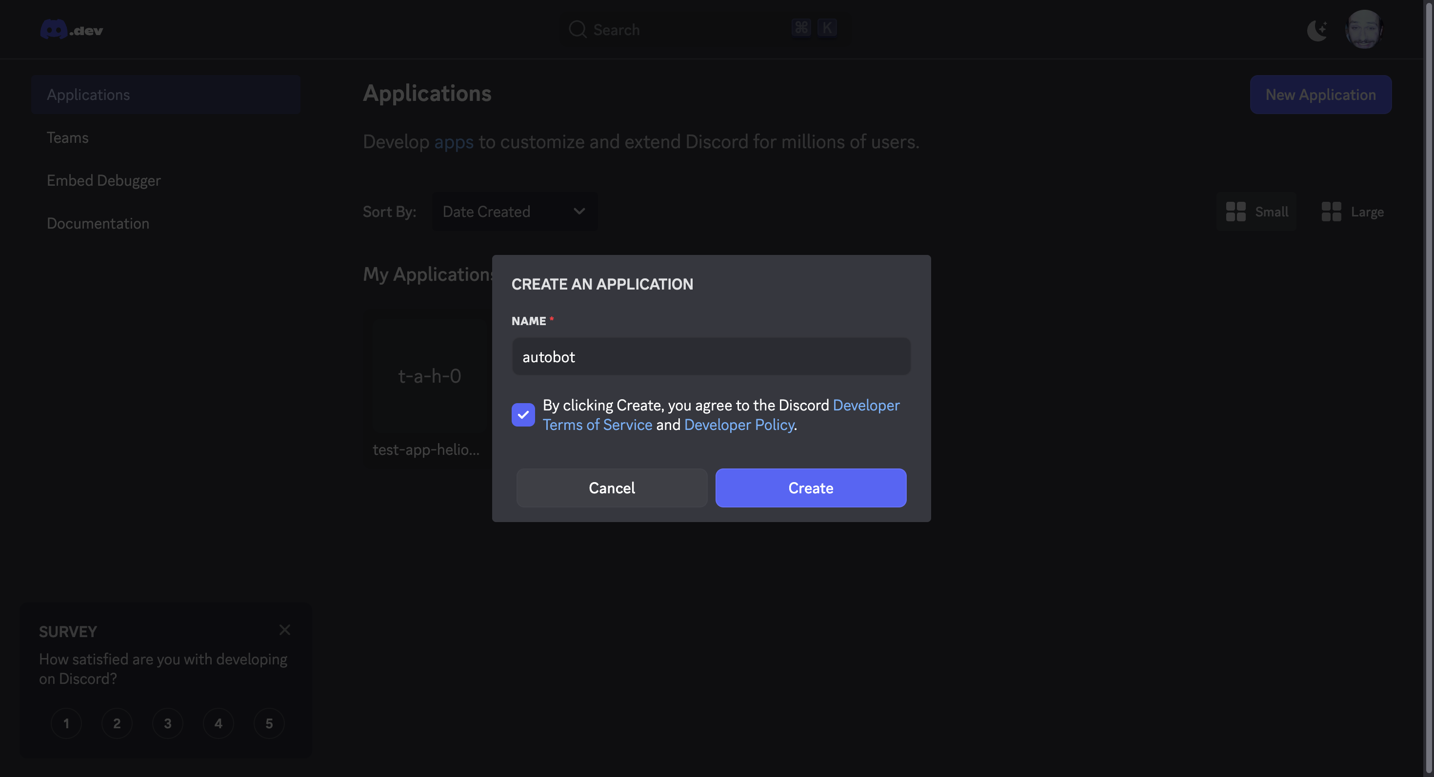 New Application